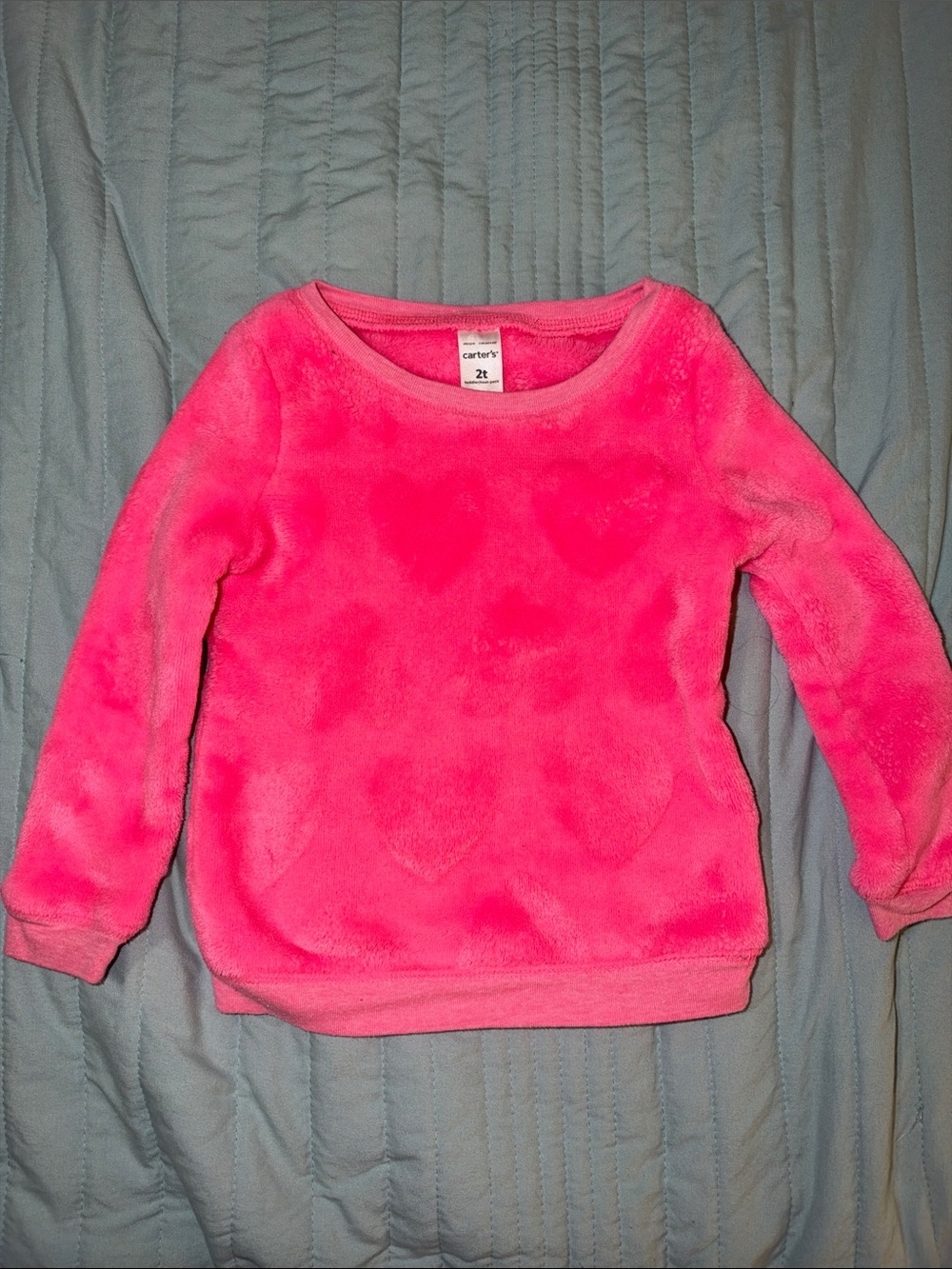 Hot Pink Sweatshirt with Subtle Hearts 🩷